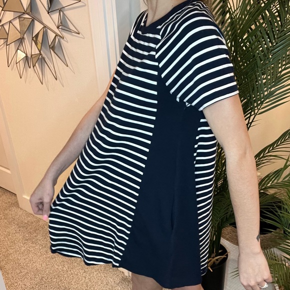 UMGEE | Navy Striped Dress w/ Pockets - Picture 4 of 12